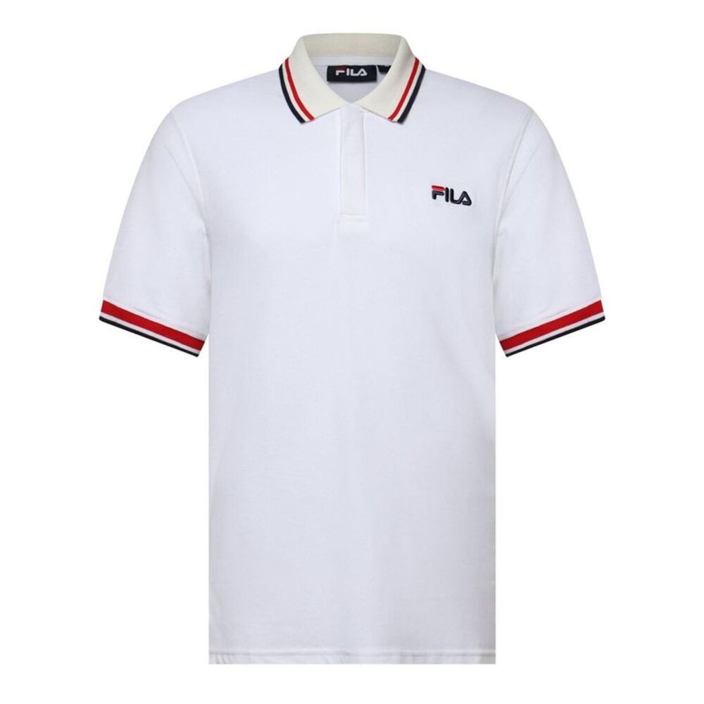 Fila Mens Bowey Polo Shirt / White